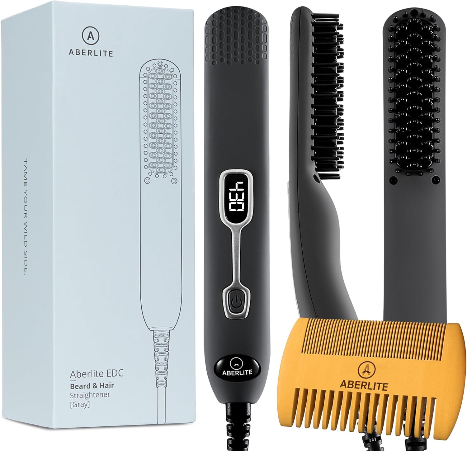 Men'S Grooming Images - Professionele baardstyler borstel - Verwarmde kam
