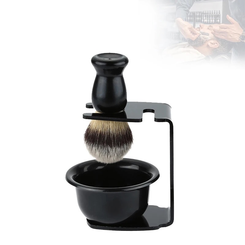Men'S Grooming Pictures - Scheerkwast en -schaal met acryl standaardhouder