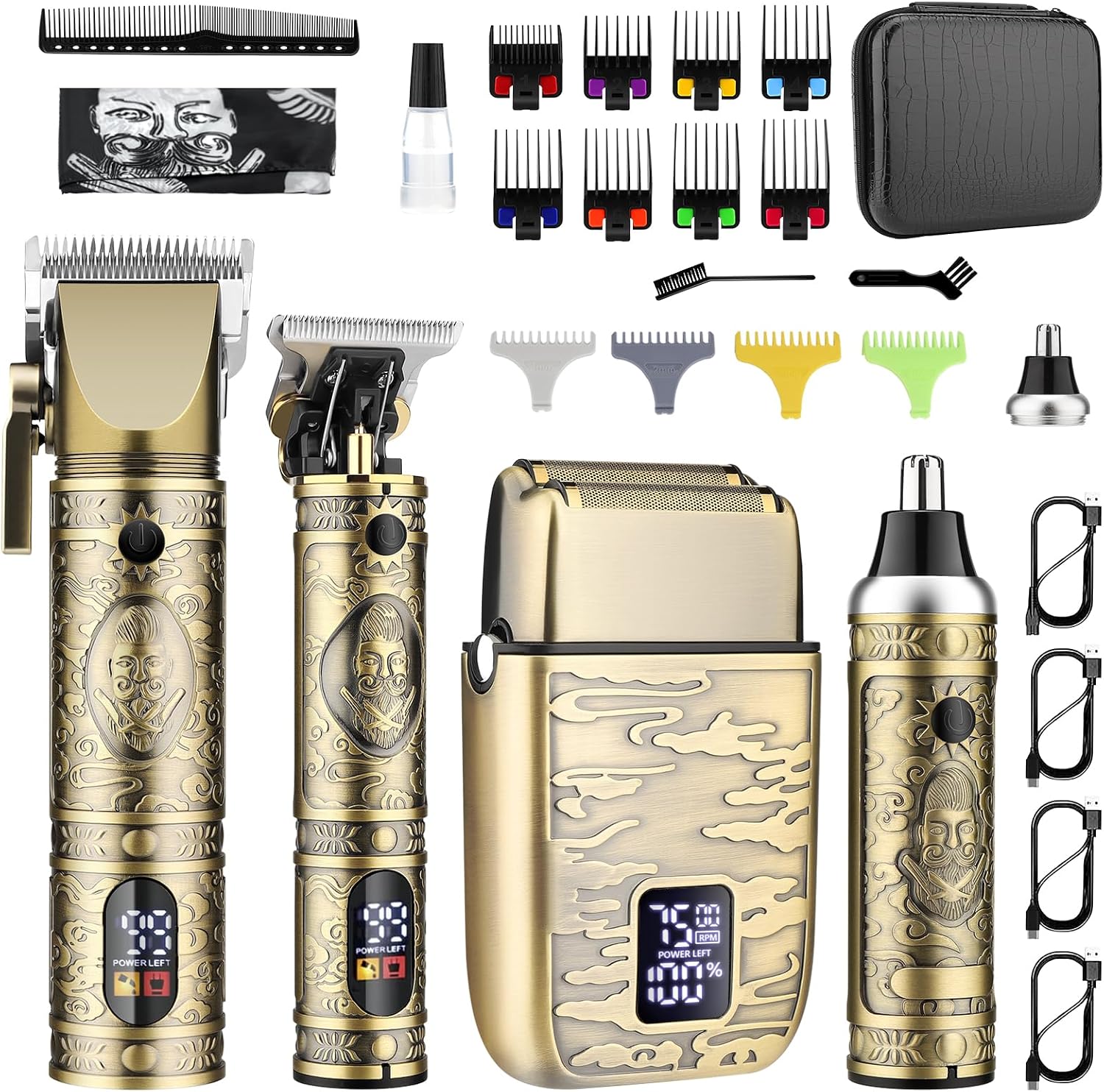 Men'S Grooming Images - Professionele haarclippers voor mannen, draadloze baardtrimmerset