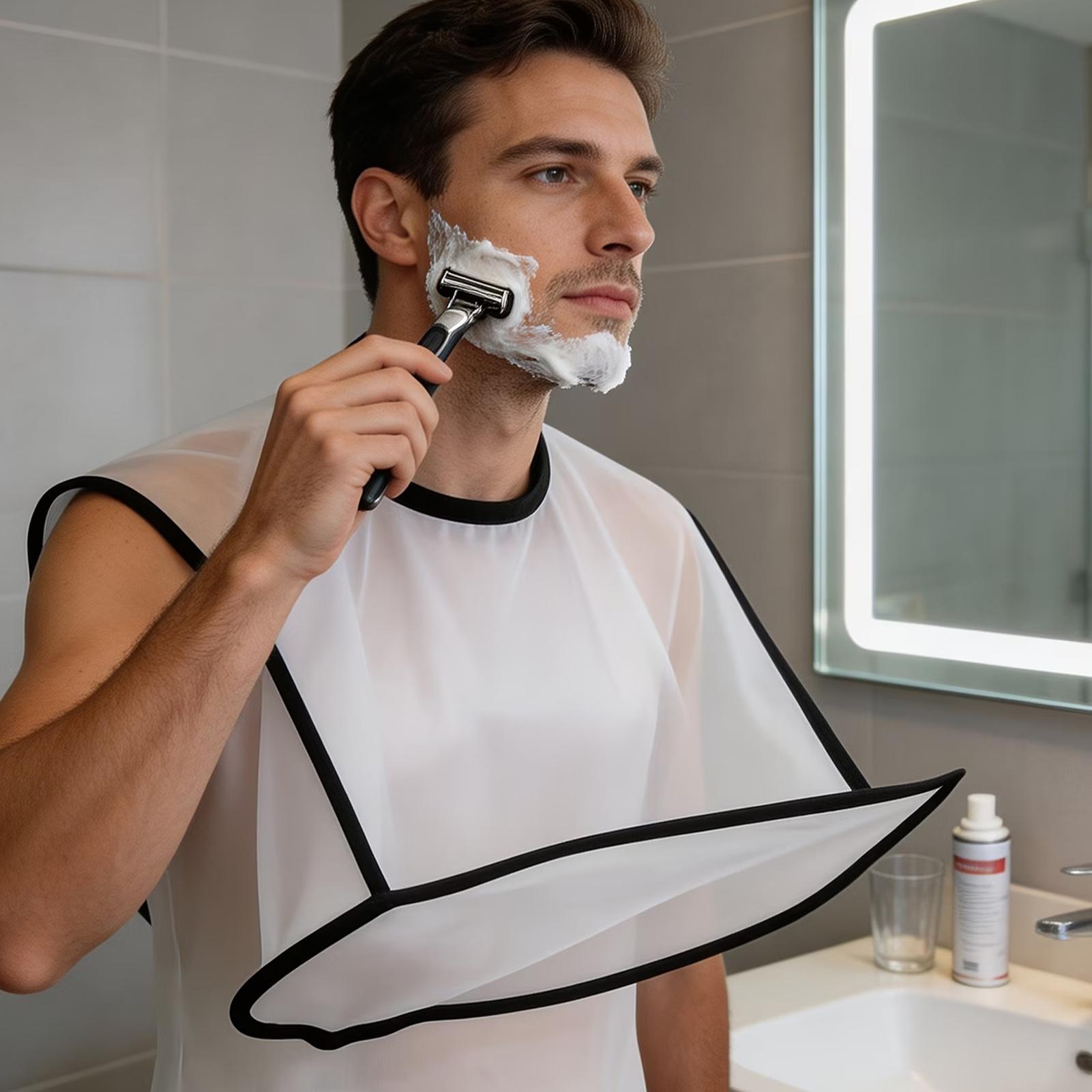 Men Grooming Home - Baard Schort Opvouwbare Scheerslab Snor Trimmen
