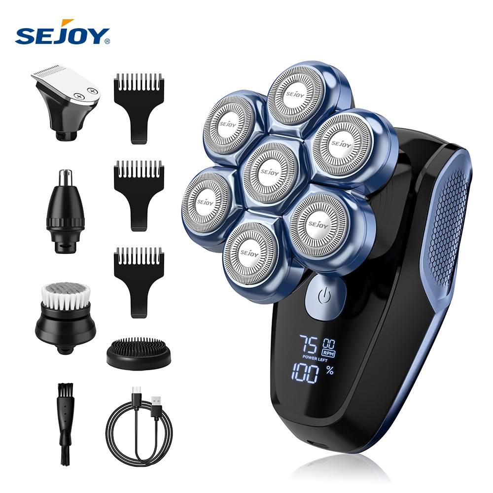 Men Grooming Full Body - Sejoy 6-in-1 7D scheerapparaat voor kale