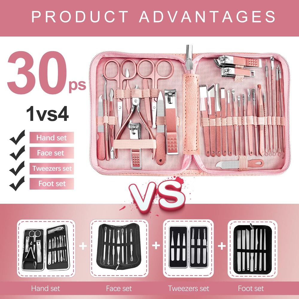 30-in-1 professionele manicure - Men'S Grooming Images recensie en prijs