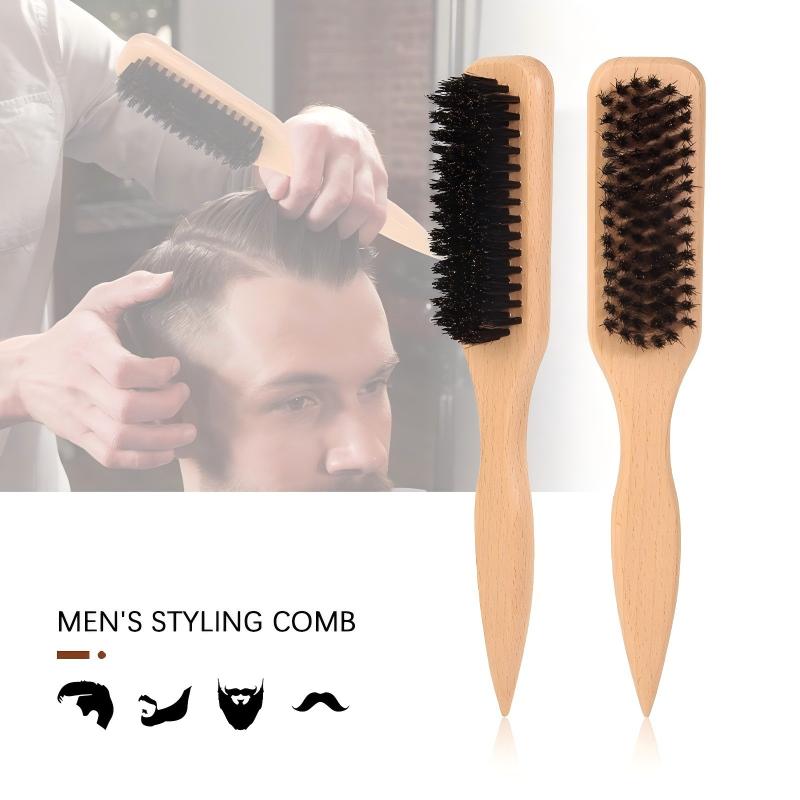 Houten borstel met zwijnenhaar - Men Grooming Home recensie en prijs
