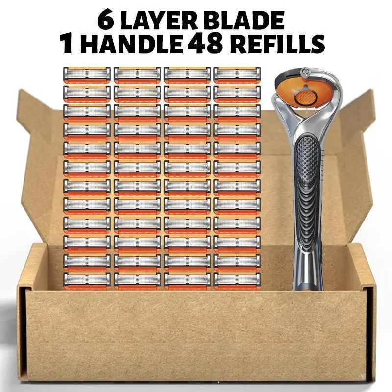 48-pack vervangende scheermesj - Men Grooming Full Body recensie en prijs