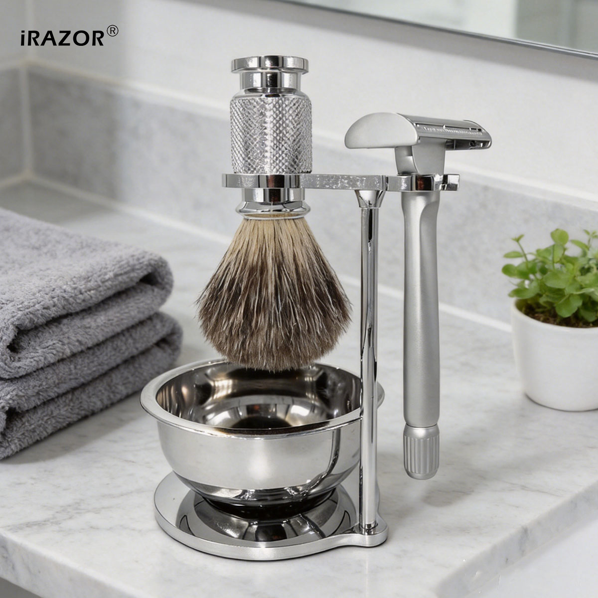 iRAZOR Butterfly Open Double E - Men'S Grooming Set Gift recensie en prijs