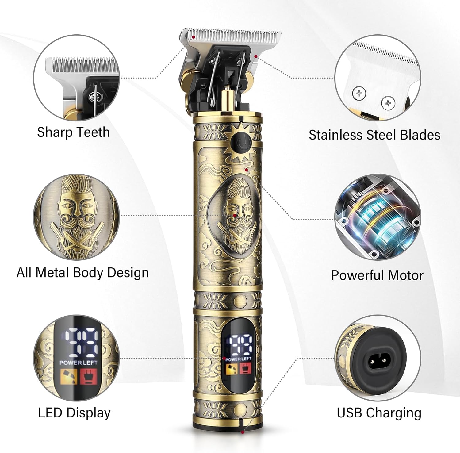 Professionele haarclippers voo - Men'S Grooming Images recensie en prijs