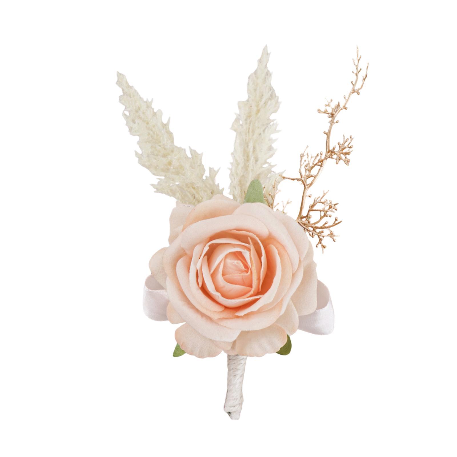 Elegante roos boutonniere hand - Men Grooming Home recensie en prijs