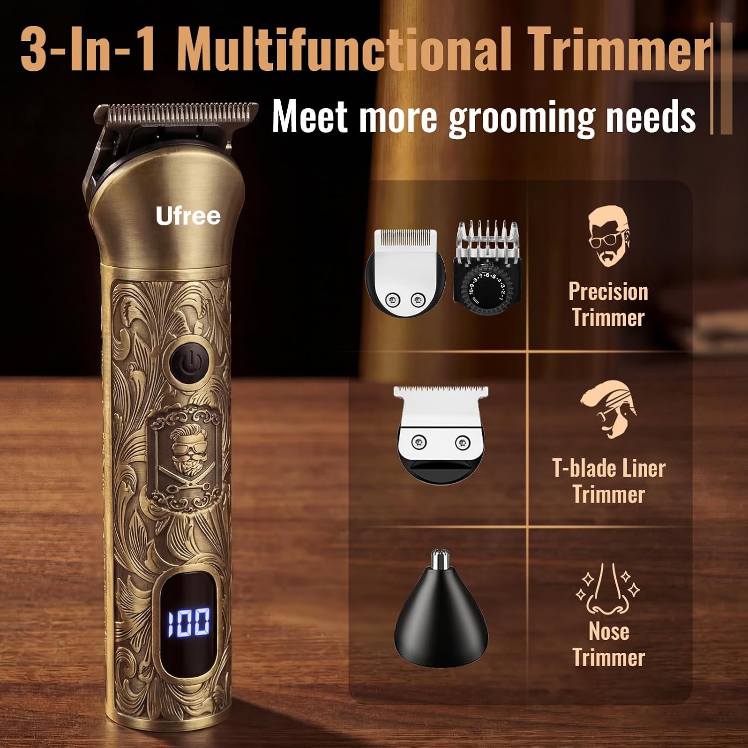 Baardtrimmer Haarknipmachine v - Men'S Grooming Images recensie en prijs