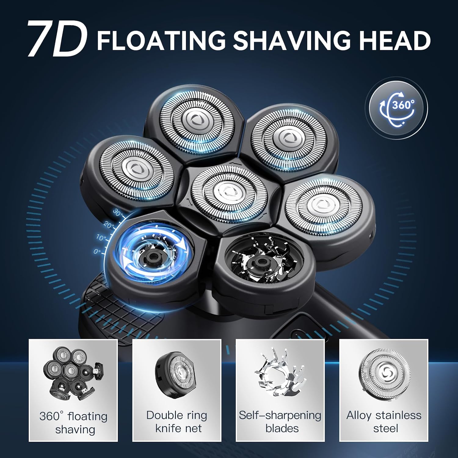 7D hoofdscheerapparaat voor ka - Men'S Grooming Images recensie en prijs