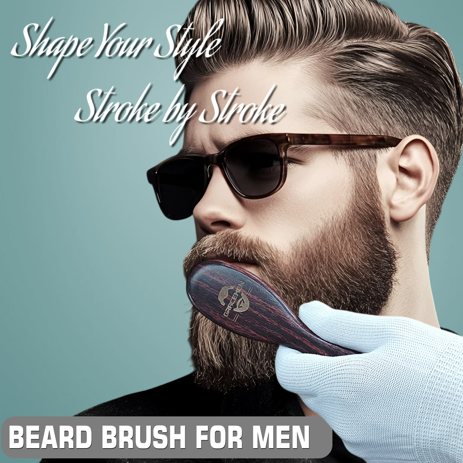 Mini baardborstel met zwijnenh - Men'S Grooming Pictures recensie en prijs